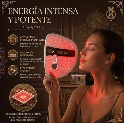 Máscara LED de Fototerapia Zylvoria